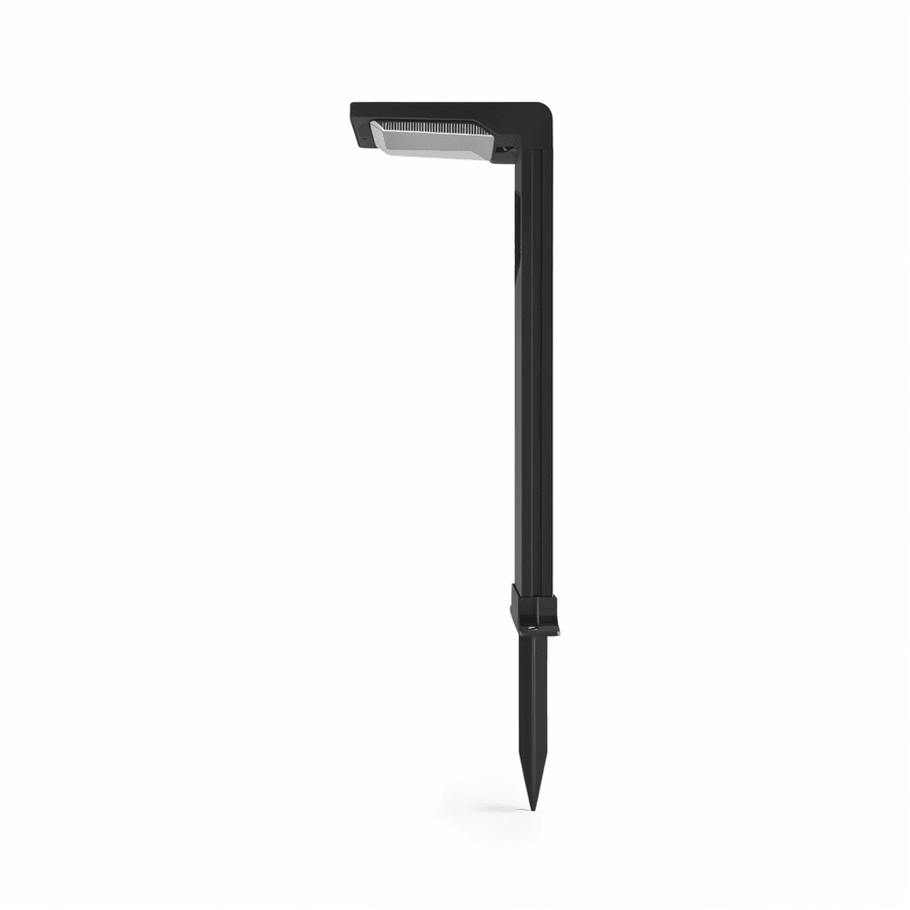 Solcelle havelampe L-formet – vejrbestandig LED belysning (IP66)