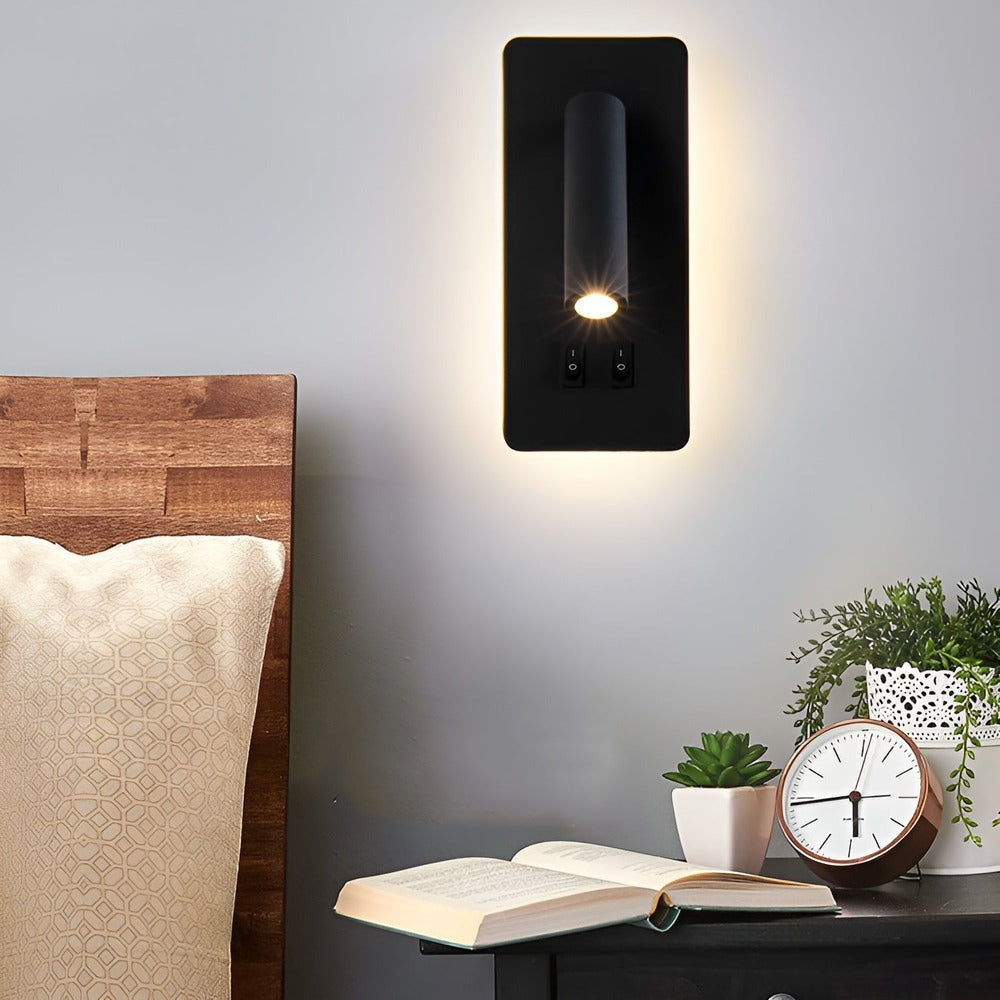 FlexiBeam Væglampe – Minimalistisk Cylinderlampe med 330° Rotation