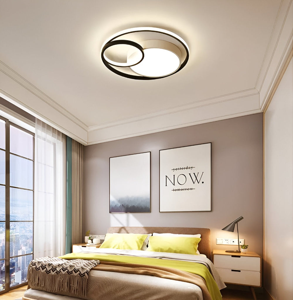 Cirvexa Loftlampe – Rund Dæmpbar LED Loftlampe med Moderne Ringdesign