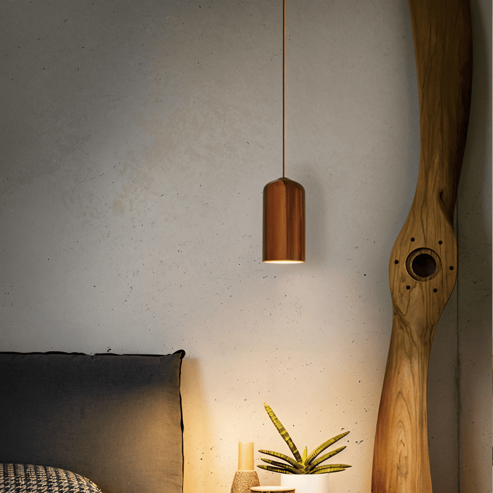 TimberaTube – Pendellampa i Trä med Cylinderdesign i Ask & Akacia