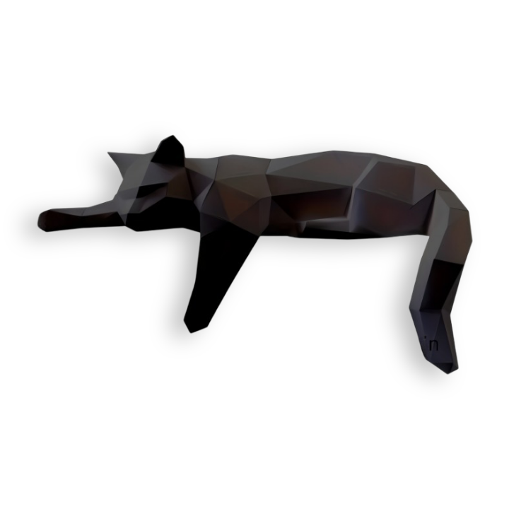 3D origami kat DIY dekoration til moderne indretning