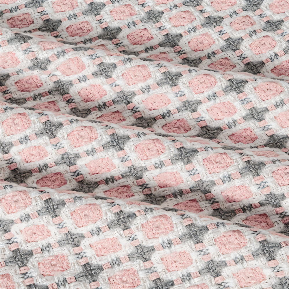 Fleeceplaid med frynser – farverig vintage plaid i blødt design