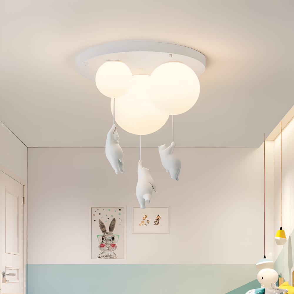BalloBear Pendel – Legende Ballon Pendellampe til Børneværelse