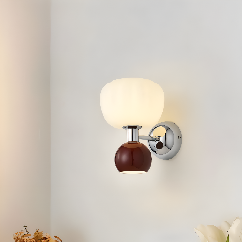 PumpaLume Væglampe – Minimalistisk LED Væglampe i Blød Pumpedesign