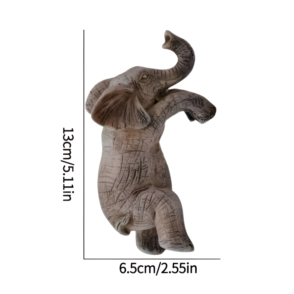 Hængende elefant urtepotteholder – dekorativ resin figur