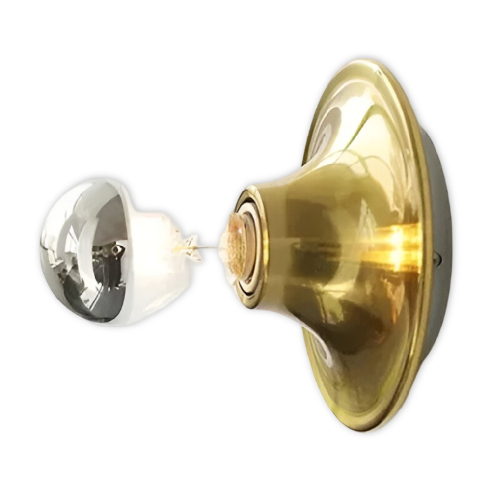 Retro væglampe i metal – klassisk LED lampe til indendørs