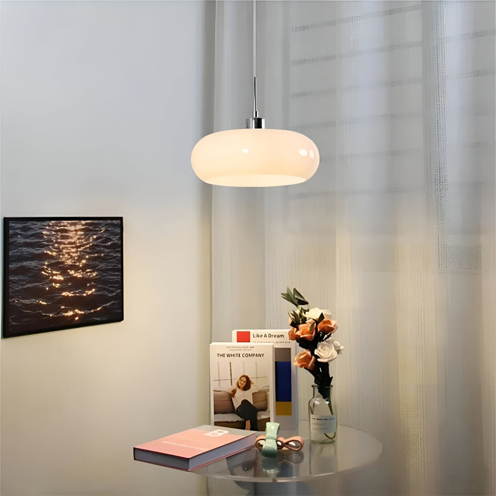 CircaForma Pendel – Retro Moderne Bauhaus Glaspendellampe i Cirkelformet Design