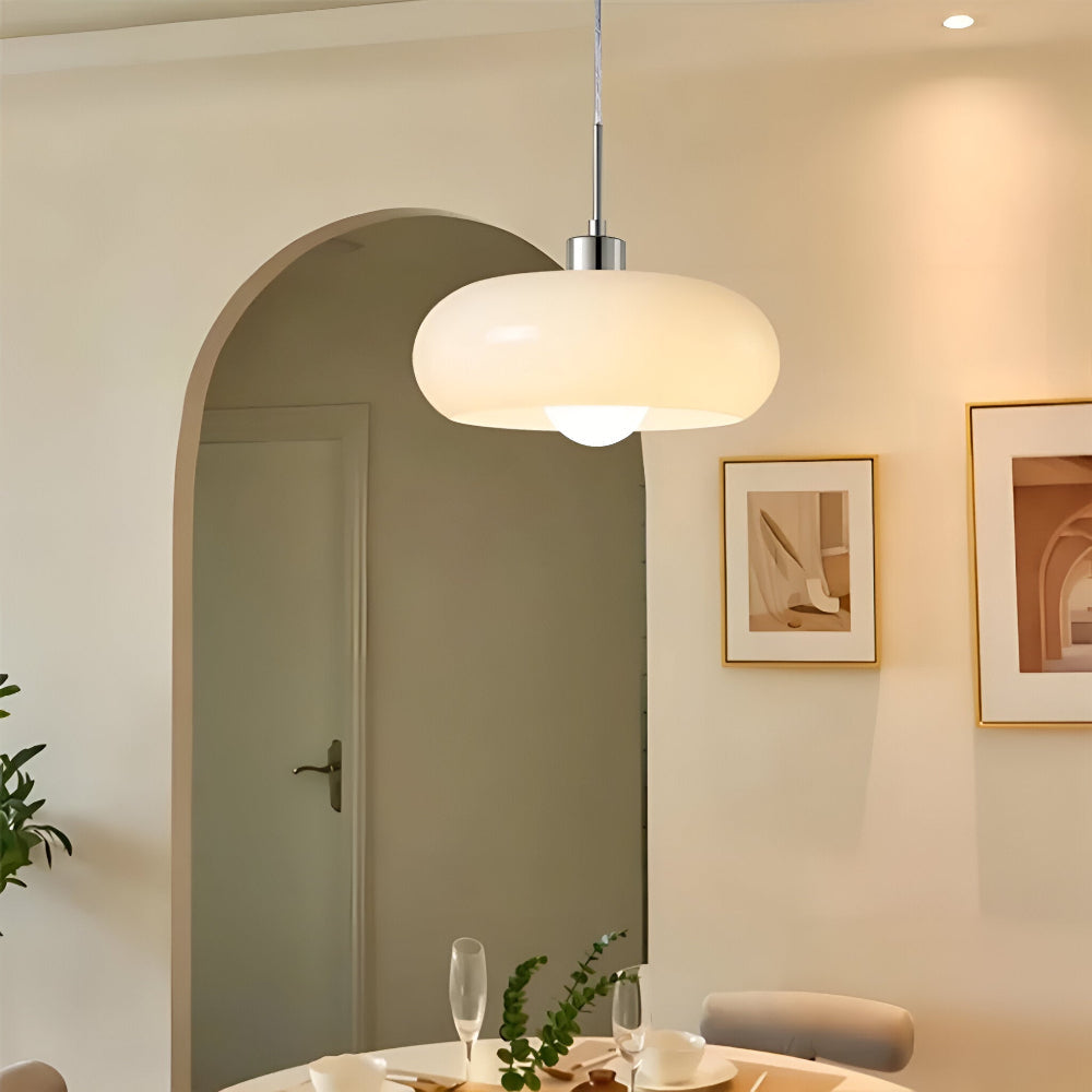 CircaForma Pendel – Retro Moderne Bauhaus Glaspendellampe i Cirkelformet Design