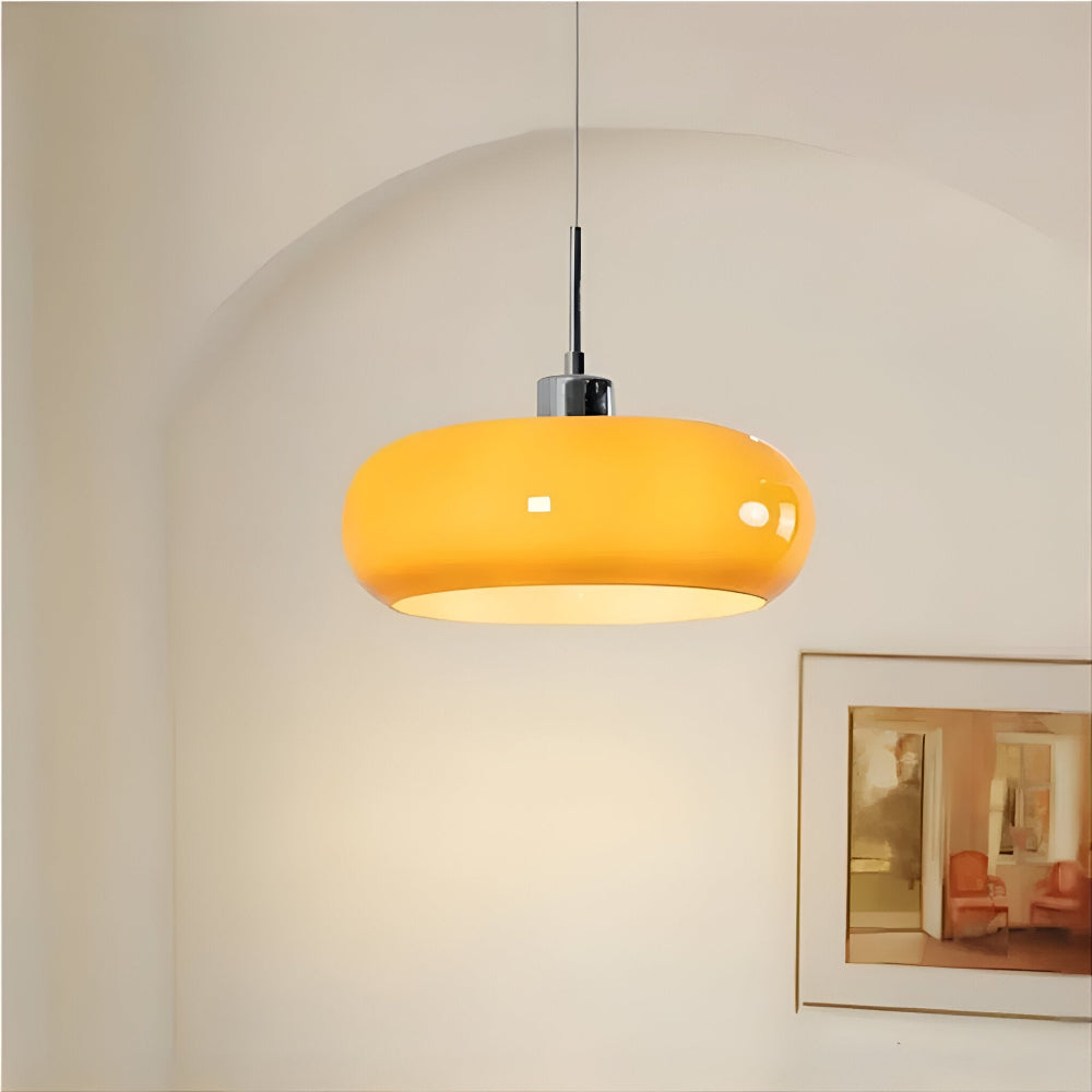 CircaForma Pendel – Retro Moderne Bauhaus Glaspendellampe i Cirkelformet Design