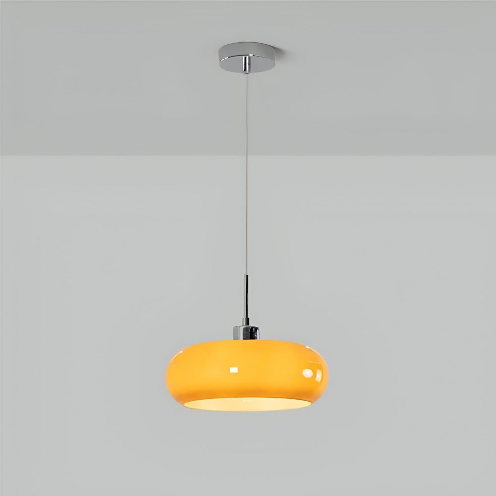 CircaForma Pendel – Retro Moderne Bauhaus Glaspendellampe i Cirkelformet Design
