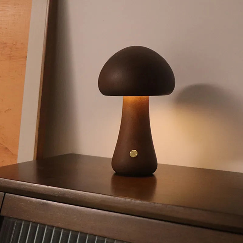 Trådløs bordlampe med varm LED – genopladelig sengelampe i moderne design