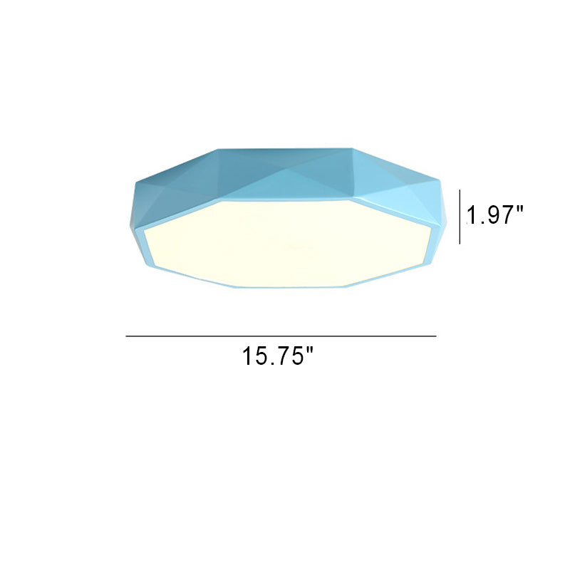 Moderne skandinavisk LED-loftlampe i abstrakt design