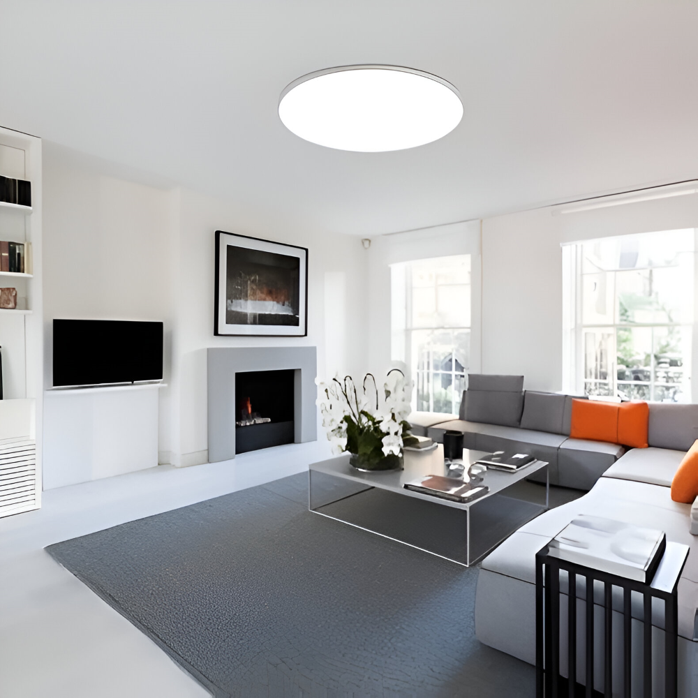 SlimAura Loftlampe – Rund Ultratynd LED Loftlampe i Moderne Design