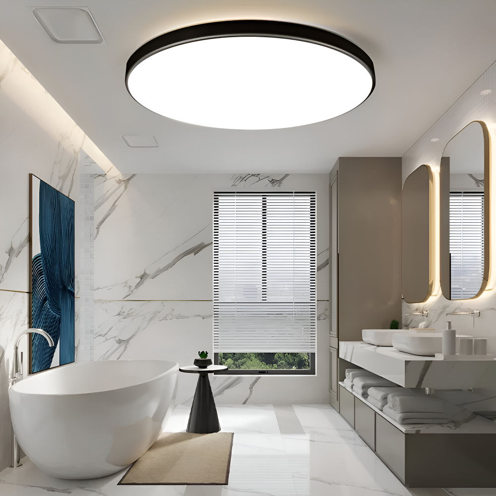 SlimAura Loftlampe – Rund Ultratynd LED Loftlampe i Moderne Design
