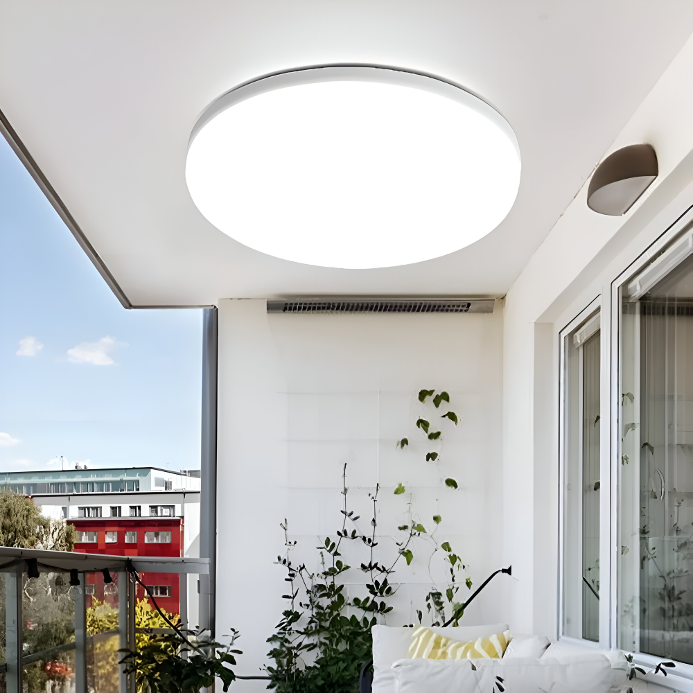 SlimAura Loftlampe – Rund Ultratynd LED Loftlampe i Moderne Design