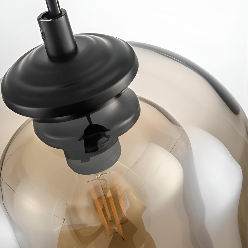 Lumora Duo Pendellampe – Pendel med Dobbelt Glasdesign i Postmoderne Stil