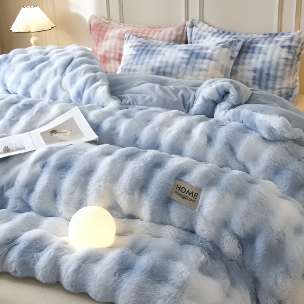 VelouraDream – Ultralätt Täcke i Mjölkfleece för Året Runt Komfort