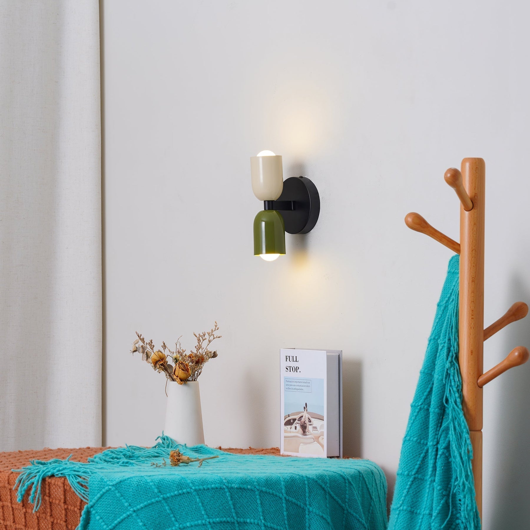Eclipse Glow – Vintage Moderne Væglampe med Dobbeltsidet LED-belysning