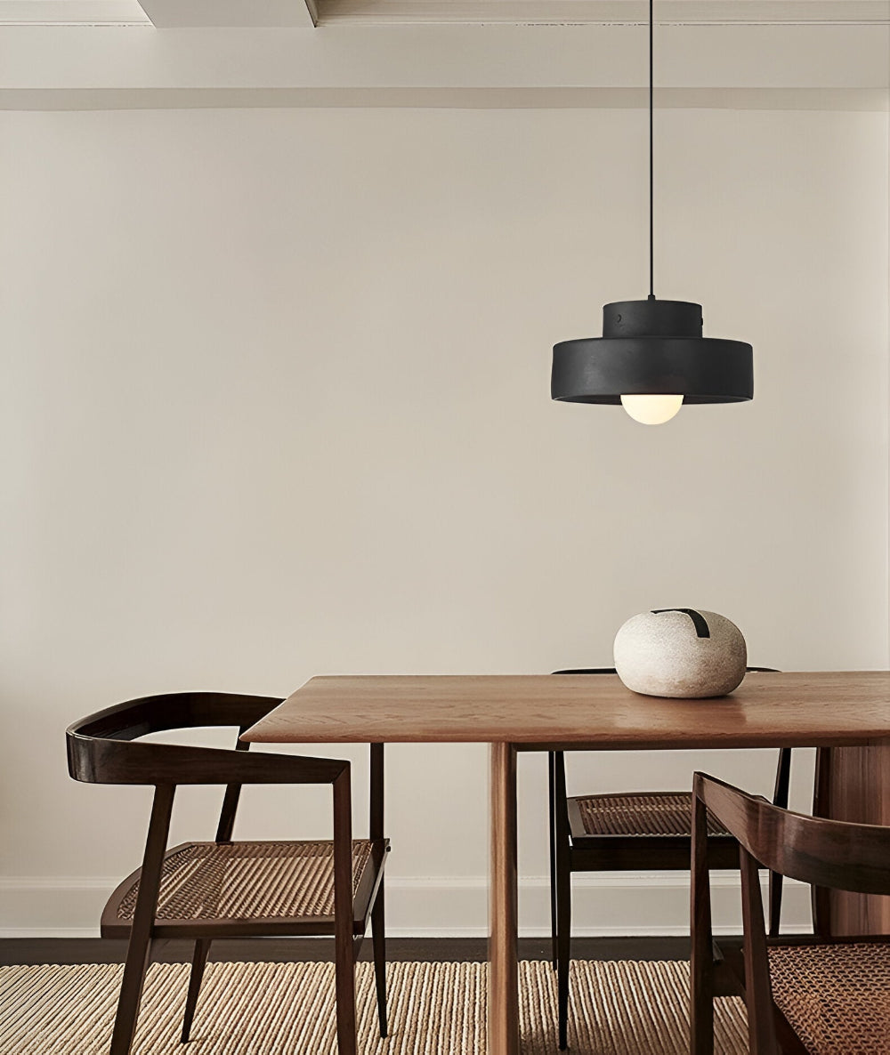 Wabi-sabi pendellampe i farvet macaron-design