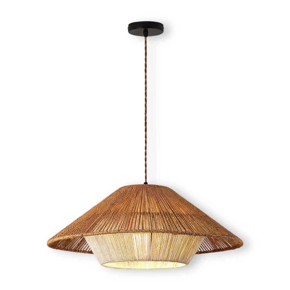 SakuraZen Loftlampe – Japansk Inspireret Pendellampe i Wabi-Sabi Stil
