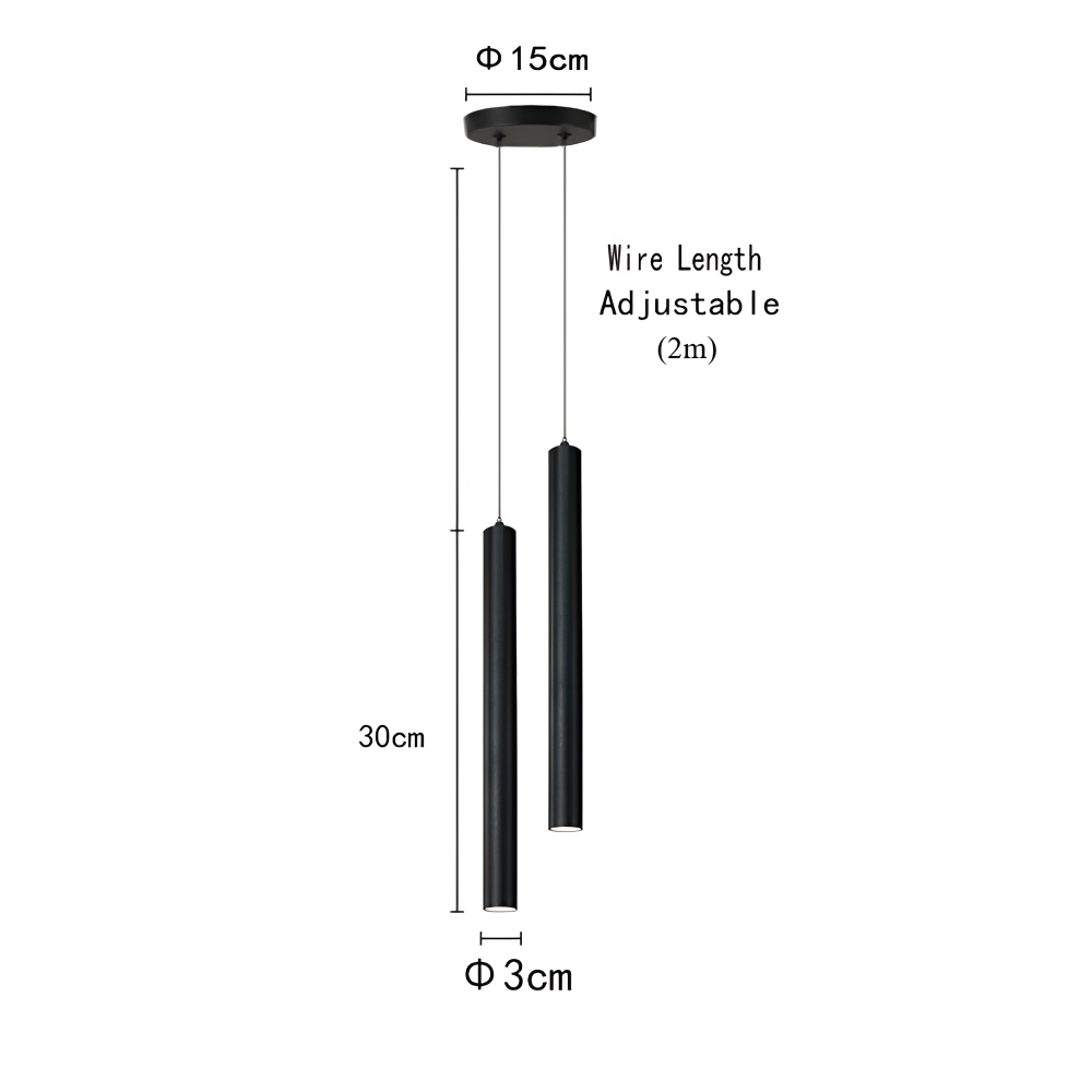Lunvero Pendellampe – Dobbelt LED Pendellampe i Nordisk Design