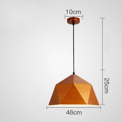 Prismara – Farverig Geometrisk Pendellampe i Moderne Design