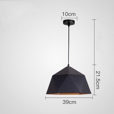Prismara – Farverig Geometrisk Pendellampe i Moderne Design