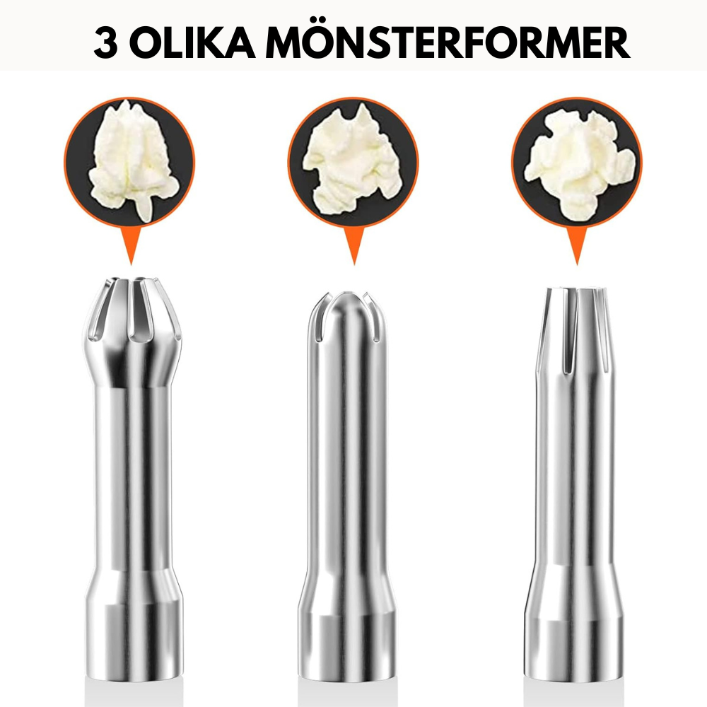 AluWhipa – Professionel Flødesifon i Aluminium 500 ml