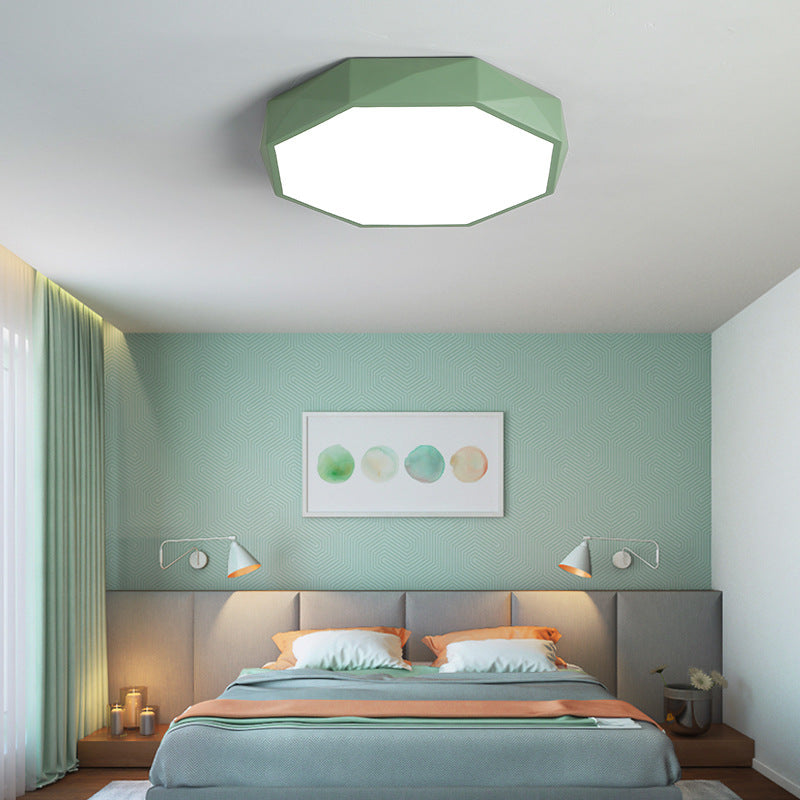 Moderne skandinavisk LED-loftlampe i abstrakt design