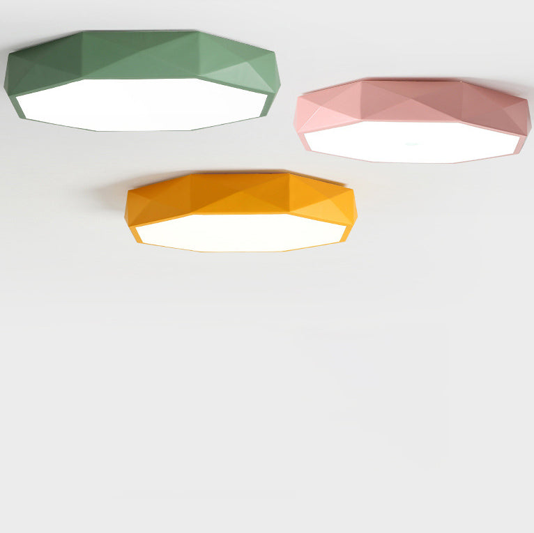 Moderne skandinavisk LED-loftlampe i abstrakt design