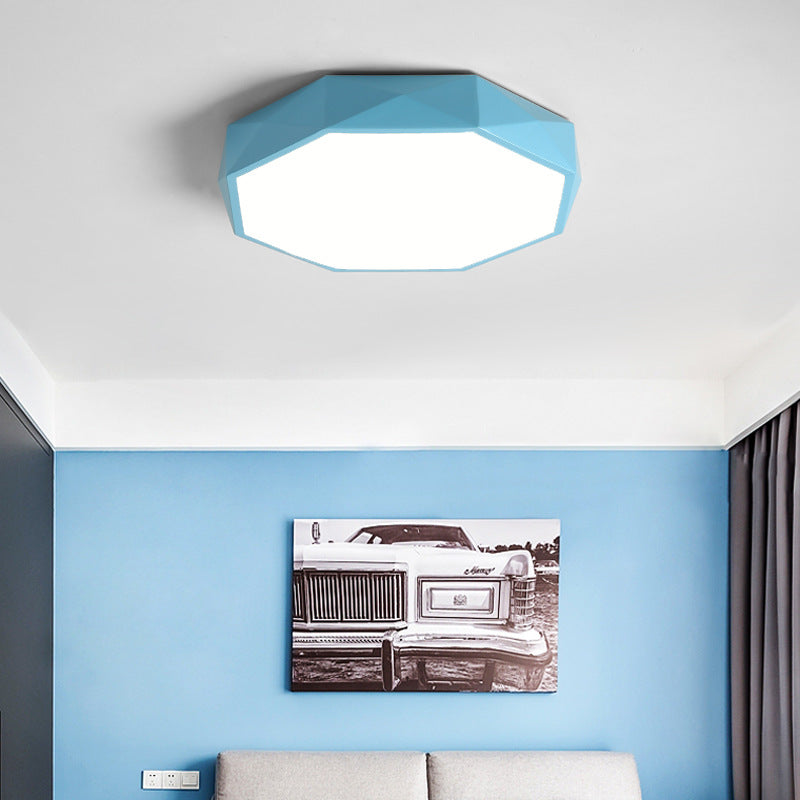 Moderne skandinavisk LED-loftlampe i abstrakt design