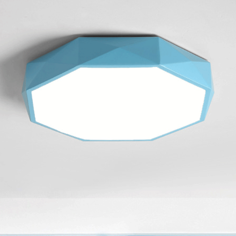 Moderne skandinavisk LED-loftlampe i abstrakt design