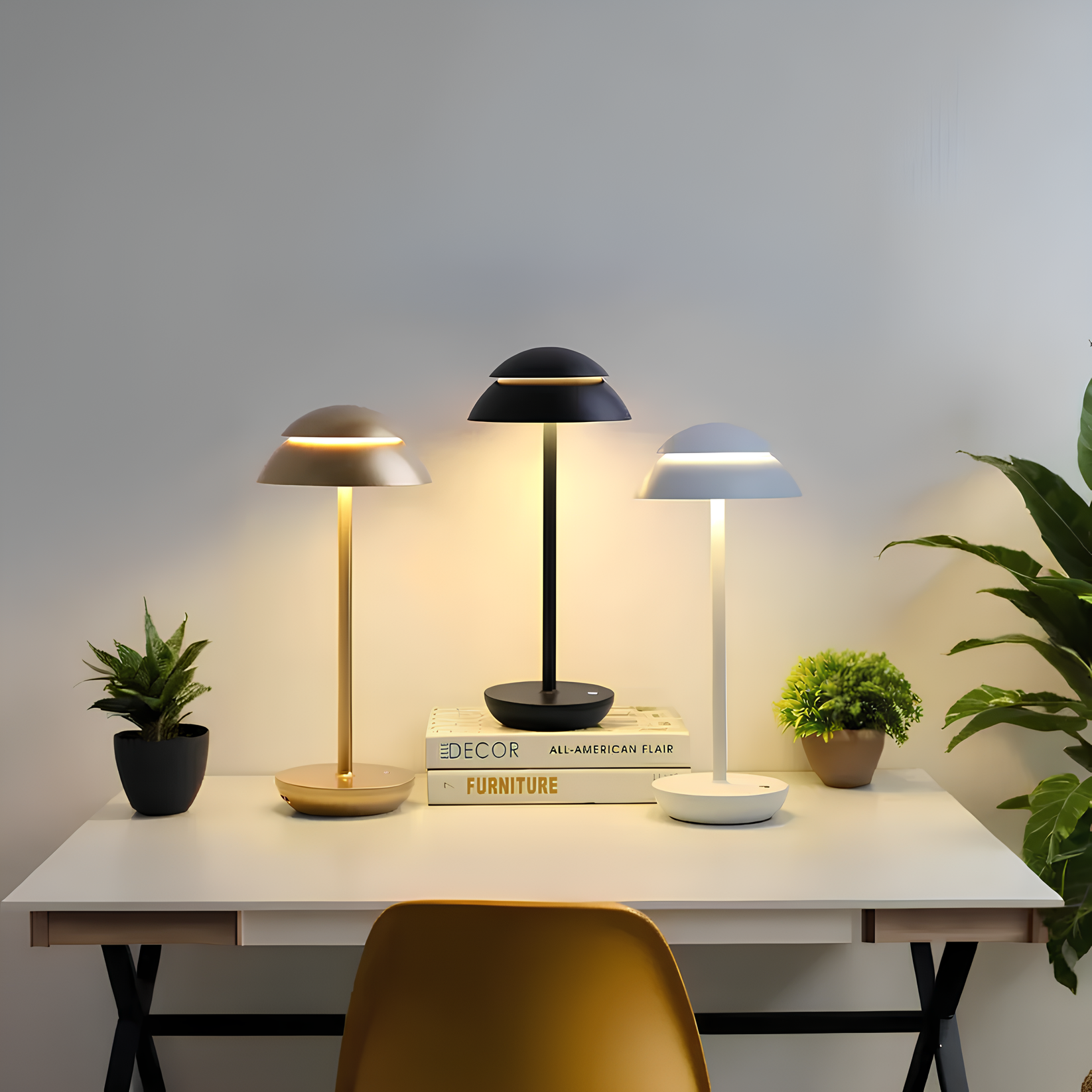 Cellaro – Eksklusiv Trådløs Bordlampe i Aluminium med Dæmper