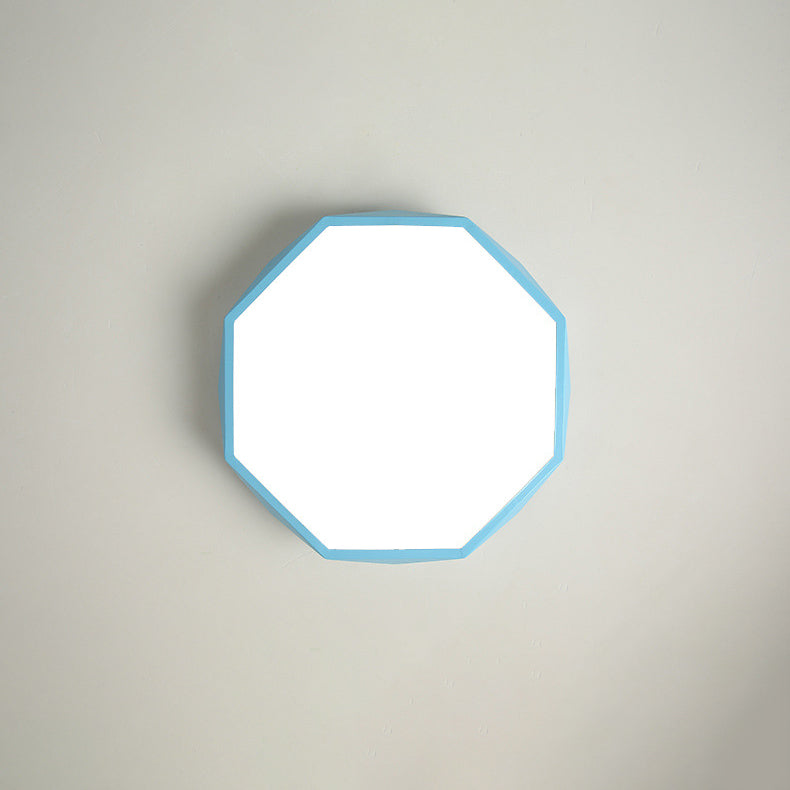 Moderne skandinavisk LED-loftlampe i abstrakt design