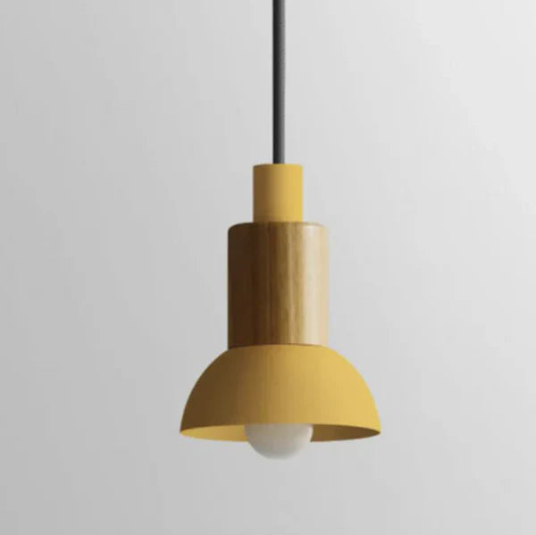 Farverig pendellampe i nordisk stil – macaron design med blødt lys
