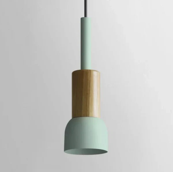 Farverig pendellampe i nordisk stil – macaron design med blødt lys