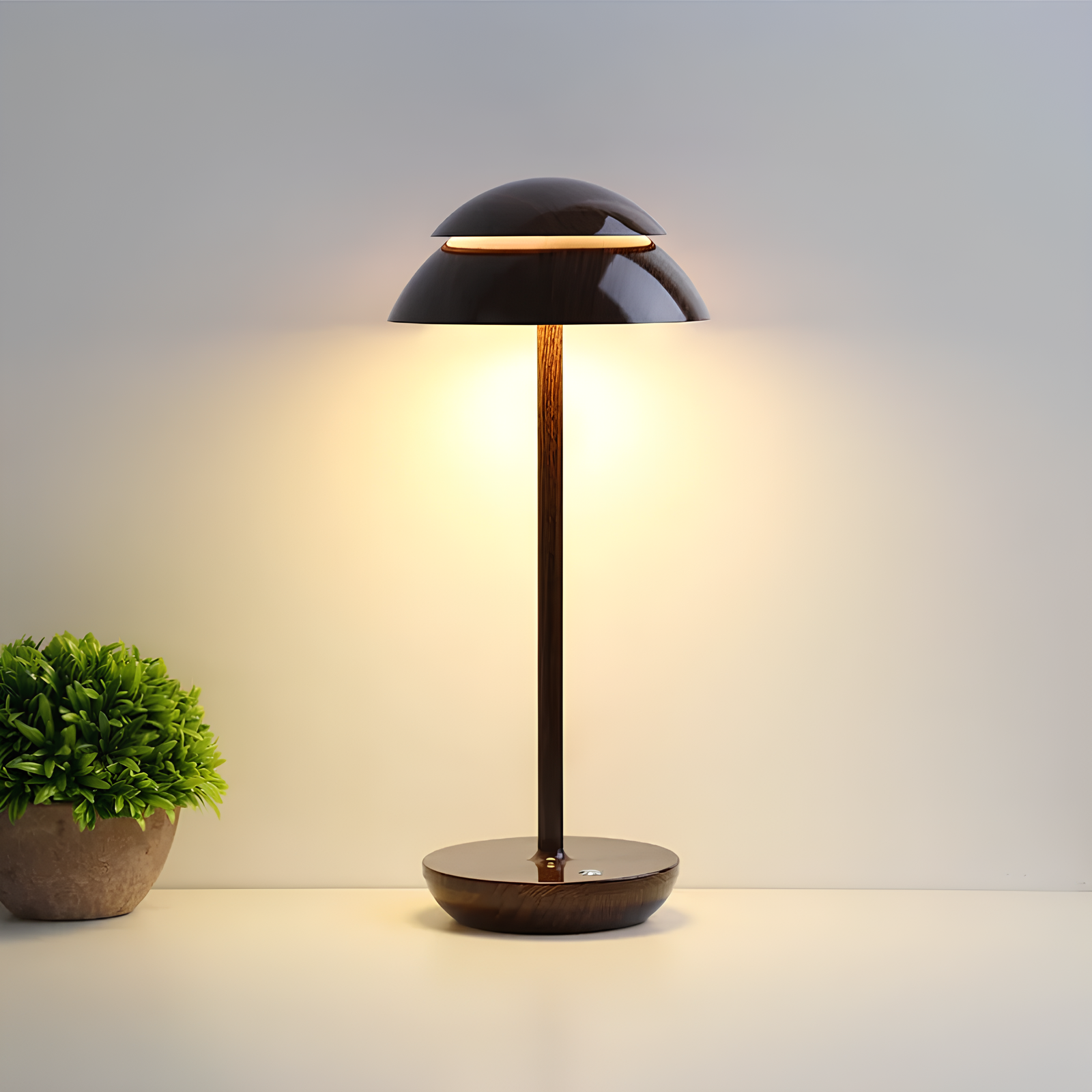 Cellaro – Eksklusiv Trådløs Bordlampe i Aluminium med Dæmper