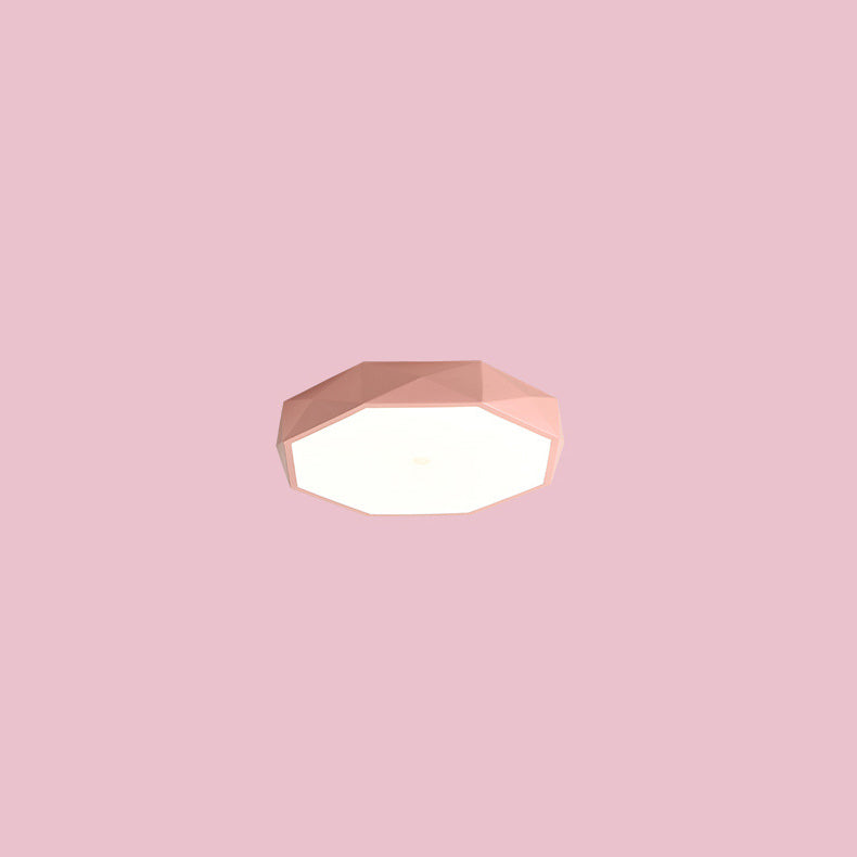 Moderne skandinavisk LED-loftlampe i abstrakt design