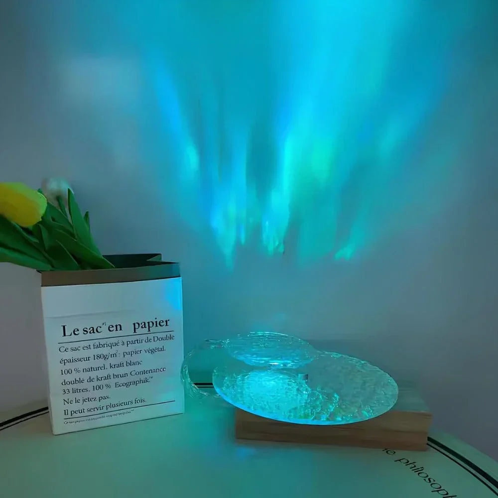 Solnedgangslampe med justerbar projektion – dimbar bordlampe