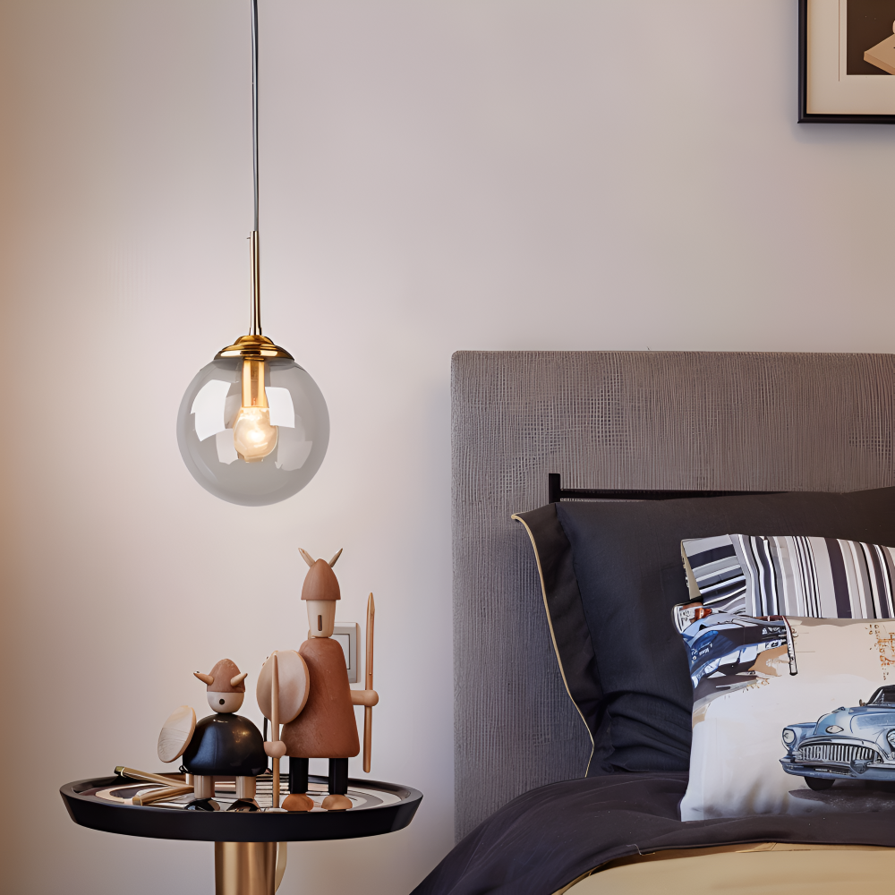 Lunara Pendellampe – Nordisk Pendellampe i Glas med LED-belysning
