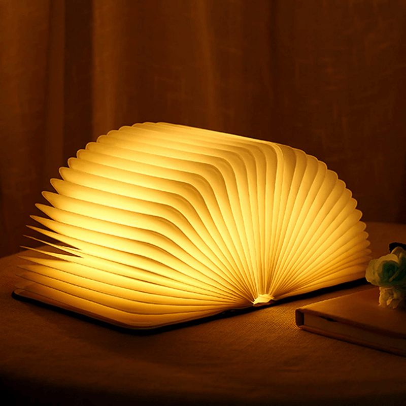 Boglampe med LED lys og sensorstyring – trådløs designlampe