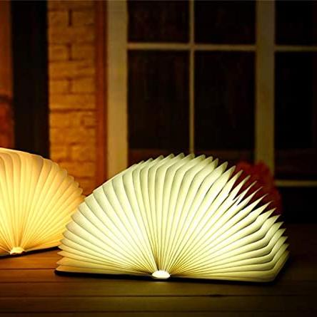 Boglampe med LED lys og sensorstyring – trådløs designlampe