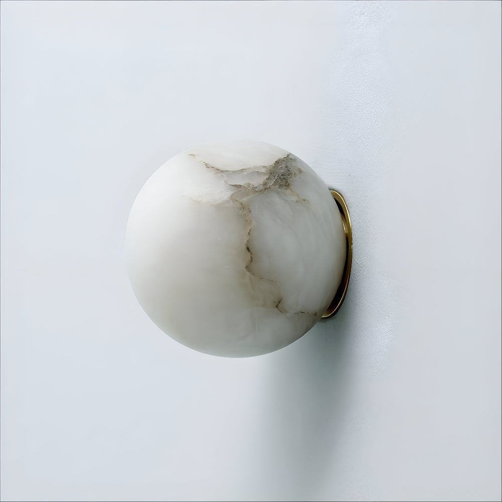 Marmor væglampe i alabaster design – elegant og tidløs belysning
