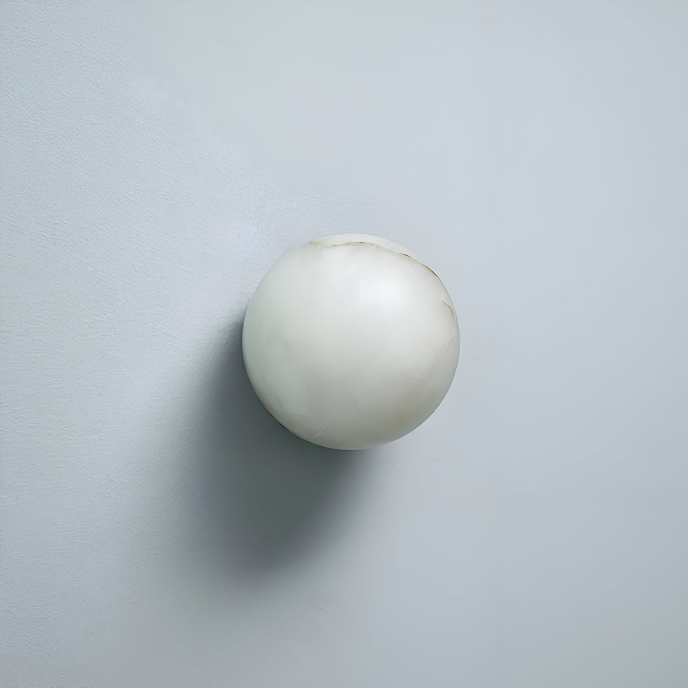 Marmor væglampe i alabaster design – elegant og tidløs belysning