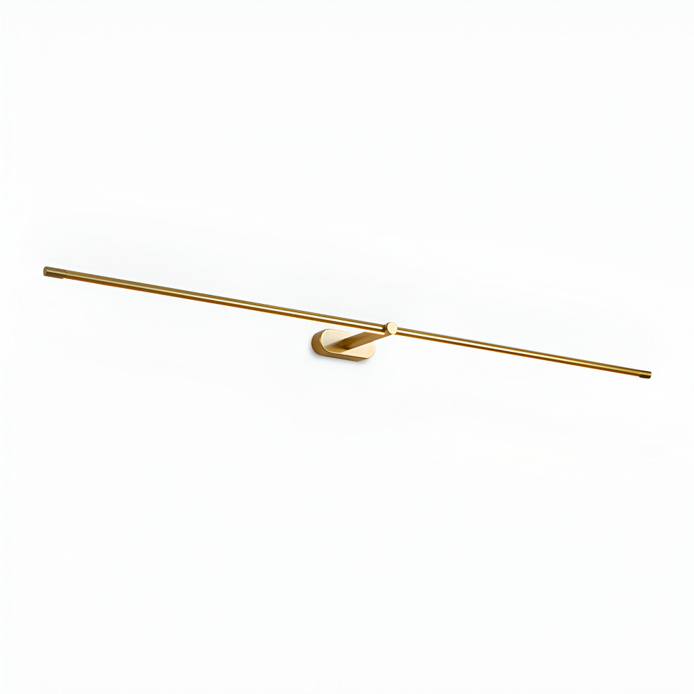 LineaGlow – Slank LED Væglampe i Sort/Guld med Elegant Design