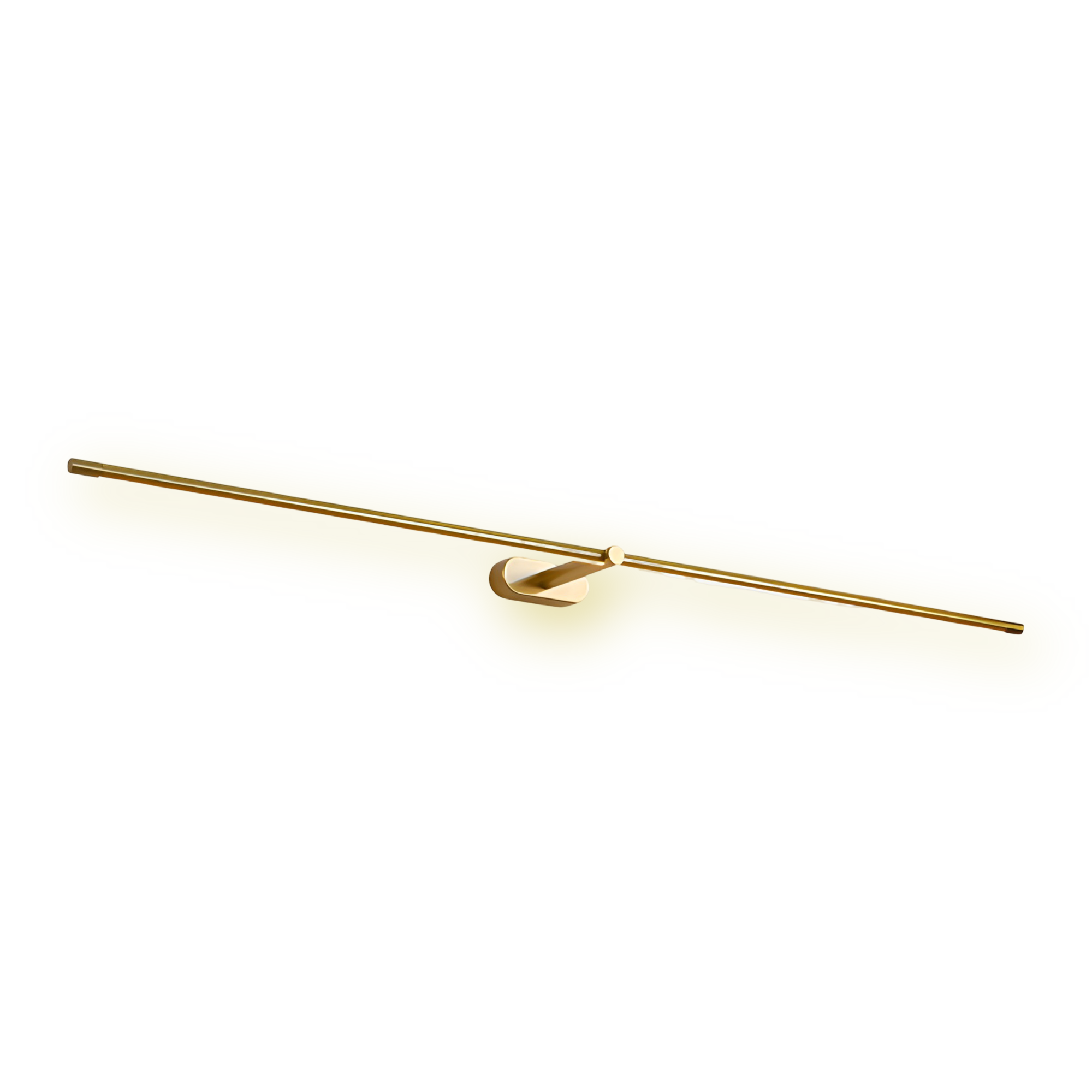 LineaGlow – Slank LED Væglampe i Sort/Guld med Elegant Design