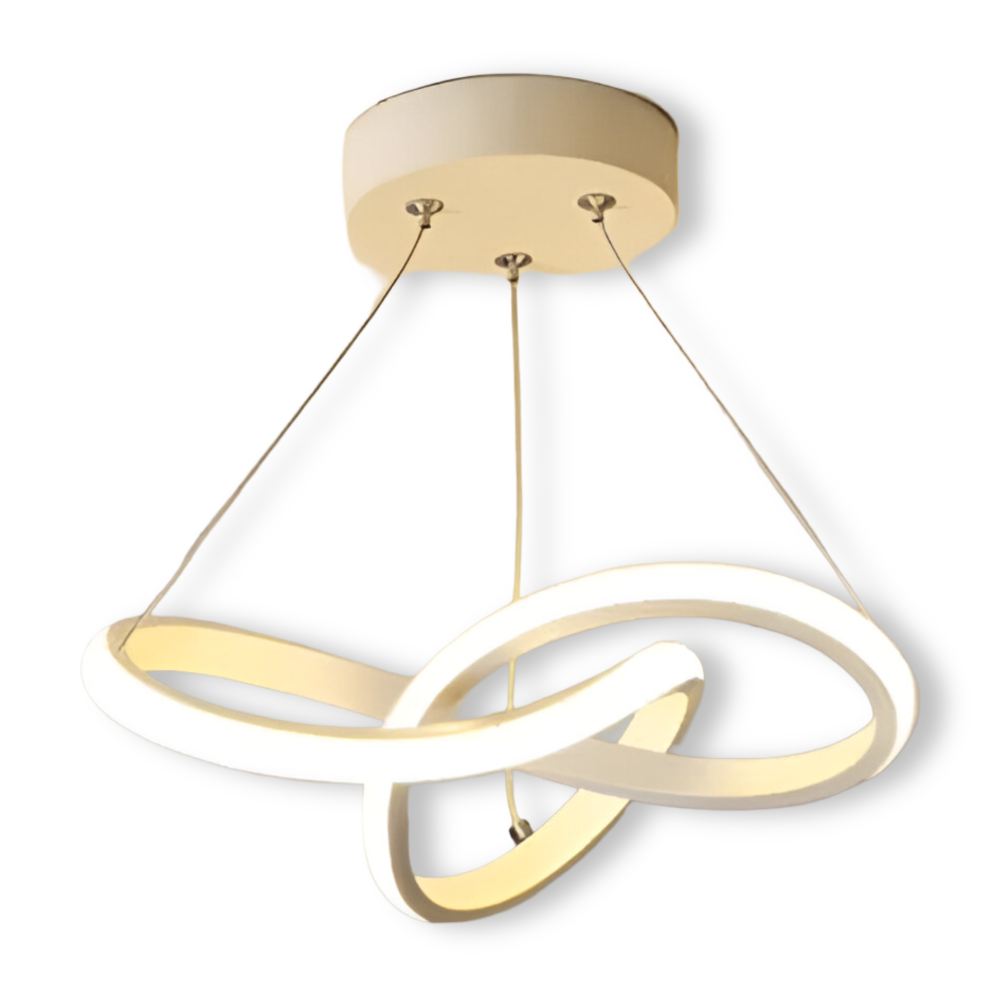 SpiraGlow Loftlampe – Moderne LED Loftlampe med Skulpturel Spiraldesign