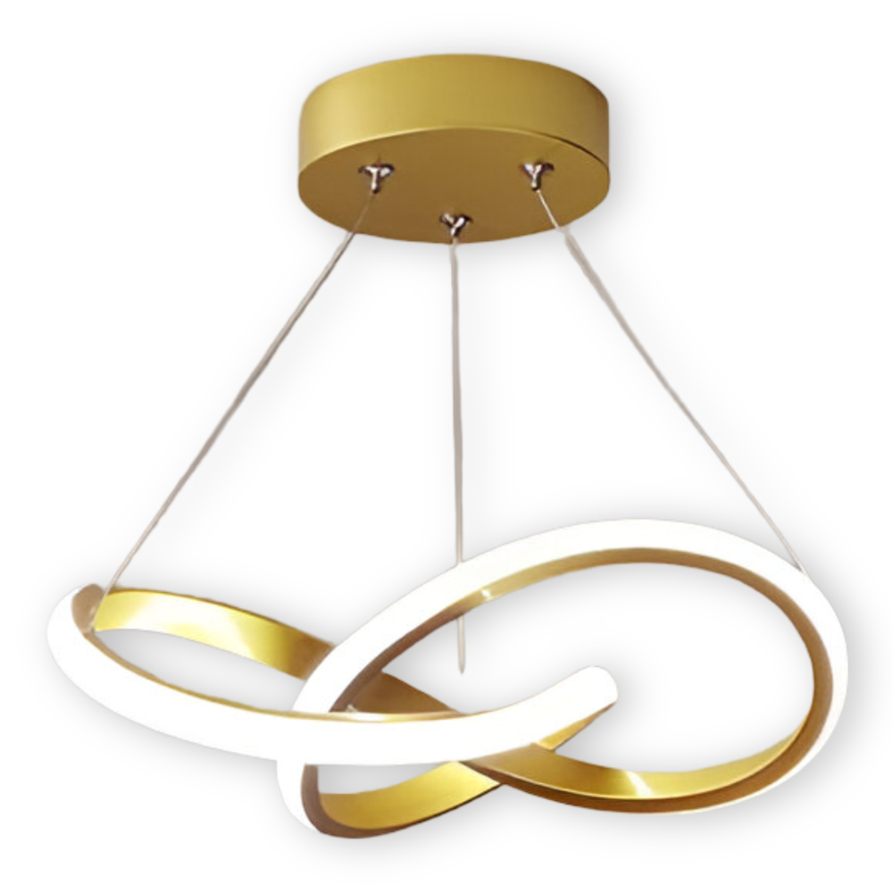 SpiraGlow Loftlampe – Moderne LED Loftlampe med Skulpturel Spiraldesign