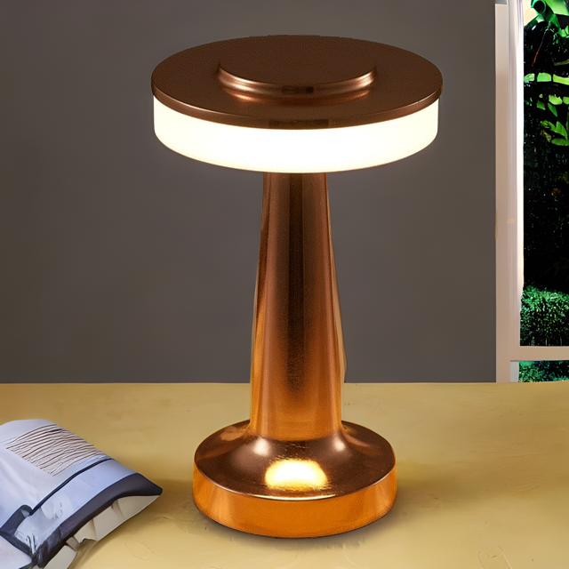 Lunivo Bordslampe – Trådløs LED Bordslampe med Touchsensor og Genopladeligt Batteri