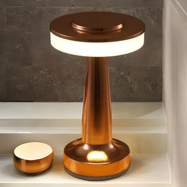 Lunivo Bordslampe – Trådløs LED Bordslampe med Touchsensor og Genopladeligt Batteri
